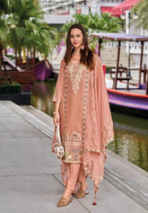Dusty Rose Embroidered Suit